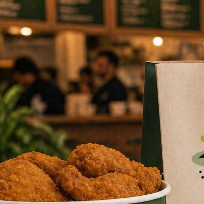 Golden fried chicken